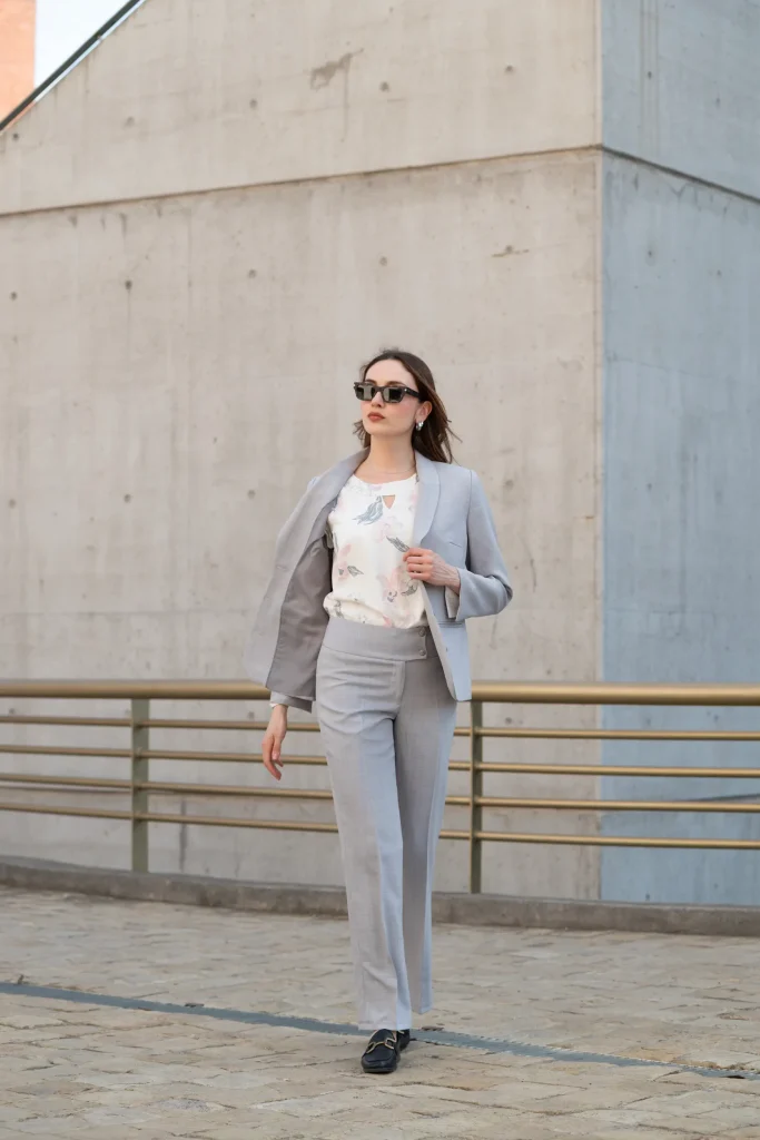 Pantalon Sofia en Gris