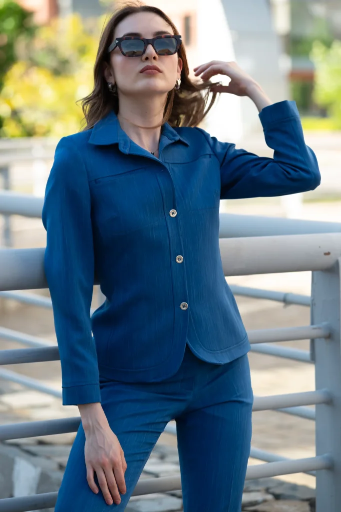 Chaqueta Camisera Torino en Lino Poliester